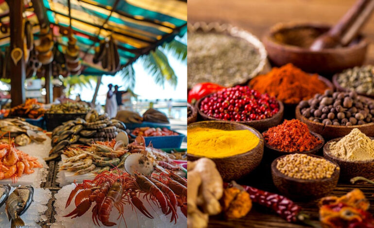 Saveurs de la côte : fruits de mer et épices côtières de l’île Maurice